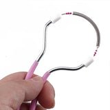 Spring Roller Facial Hair Remover - Manual Epilator for Painless Eyebrow & Lip Hair Removal