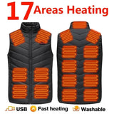 Men’s Heated Vest – USB Electric Warming Jacket with Turtleneck for Winter Outdoors