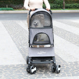Large Pet Stroller – Detachable Carrier Cart for Dogs up to 30kg