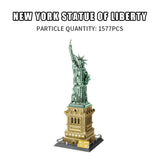 Statue of Liberty Architecture Building Blocks Set – 1577PCS Landmark Model for Kids & Adults