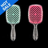 Professional Wide-Tooth Comb Set - Air Cushion Scalp Massager for Wet & Dry Hair (2-Pack)