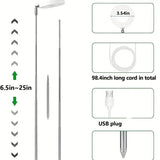 Full Spectrum LED Grow Light with Adjustable Brightness & Timer for Indoor Plants