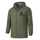Men's Airbus Aviation Jacket – Windproof Pilot Hoodie with Zipper