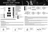 Universal Car Remote Start & Keyless Entry System with Engine Lock, Mobile App Control, and Anti-Theft Features