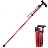 Adjustable Aluminum Hiking Walking Stick with Telescopic Folding Design