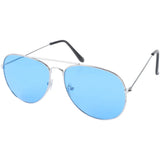 Classic Pilot Sunglasses for Men – Vintage Metal Frame UV400 Driving Shades
