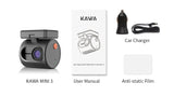 2K QHD Dash Cam with WiFi, Voice Control & Night Vision for Cars