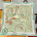 Women’s Printed Polyester Scarf – Fashion Square Wrap for All Seasons