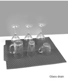 Silicone Drying & Drain Pad | Non-Slip Heat-Resistant Kitchen Mat