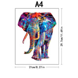 Succulent & Animal Wooden Jigsaw Puzzles - Premium Adult & Kids Brain Teaser Games