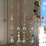 Crystal Sun Catcher Wind Chime – Hanging Prism Pendant for Home, Garden, or Event Decor