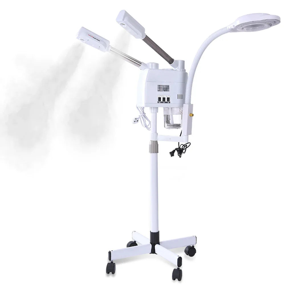 Abay Hot & Cold Facial Steamer – Ionic & Ozone Technology for Skin Moisturizing, Pore Cleansing, and Anti-Aging