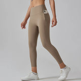 Seamless High-Waist Booty-Lifting Leggings for Women – Stretchy Nylon Tummy Control Pants