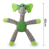 Indestructible Squeaky Plush Dog Toy - Durable Chew Toy for Large Dogs with Dental Benefits