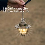 Portable LED Camping Lantern with Rechargeable Battery – Waterproof Outdoor Light for Hiking, Emergencies, and More