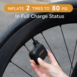 Mini Portable 100PSI Rechargeable Bicycle Pump for Schrader and Presta Tires