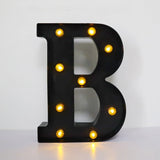 Letras del alfabeto iluminadas con LED: letras decorativas iluminadas para el hogar, fiestas y eventos 