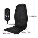 Heated Vibrating Massage Cushion – Full-Body Back, Neck, and Waist Therapy Pad for Car, Home, and Office