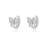 Trendy Heart-Shaped Stainless Steel Hoop Earrings for Women