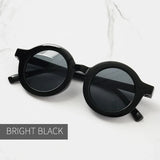 2024 Kids’ Round Sunglasses – UV400 Protection, Stylish Plastic Frame for Girls