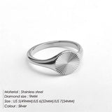 Bold Geometric Stainless Steel Ring – Punk-Inspired Statement Jewelry