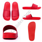 Men’s Street Style Summer Slides – Comfortable PU Slippers for Outdoor Use