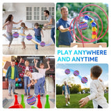 LED Flying Spinner Toy – Rechargeable Boomerang Drone with Lights for Kids & Adults