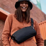 Unisex Canvas Crossbody Sling Bag – Lightweight, Versatile Casual Chest Bag