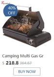Mini calentador de gas portátil: estufa de camping duradera para exteriores