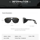 Gafas de sol UV400 para hombres y mujeres: gafas Steampunk de diseño Pit Viper