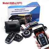 Universal Remote Start & Keyless Entry System with Engine Lock, Mobile App Control, and Anti-Theft Features