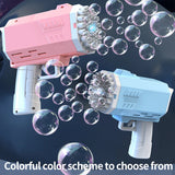 40-Hole Bubble Gun for Kids - Handheld Bubble Blaster for Outdoor Play & Parties