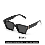 Gafas de sol Ruiao Retro Black Millionaire: gafas de sol de diseño de lujo 2024