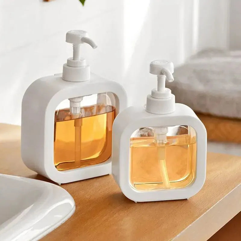 Botella dosificadora rellenable de gran capacidad | Para detergente para ropa y gel de ducha