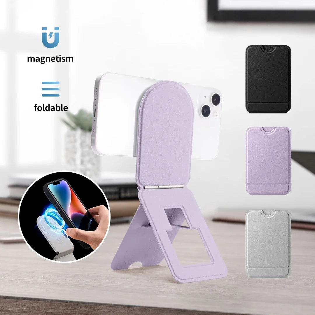 Soporte magnético para teléfono de escritorio: soporte universal, elegante y ajustable para teléfonos inteligentes
