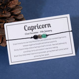 Trendy Unisex Stone Charm Bracelet – Stylish Rope Chain Jewelry