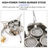 3500W High-Power Portable Camping Stove with Electronic Ignition