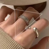 925 Sterling Silver Irregular Geometric Ring – Minimalist Jewelry for Women
