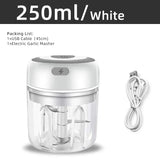 Mini Electric Food Chopper – USB Rechargeable Portable Garlic Masher & Meat Grinder