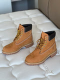 Men’s Waterproof Genuine Leather Winter Boots – Ankle-High Outdoor Boots with Anti-Slip Sole