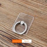 Universal Transparent Finger Ring Phone Holder – Magnetic Stand for Smartphones
