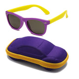 Gafas de sol clásicas de silicona para niños: protección UV400 para niños y niñas