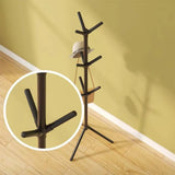 9-Hook Vertical Coat Rack – Space-Saving Tree Branch Design for Bedroom & Entryway
