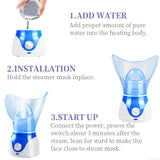 Professional Ionic Facial Steamer – Hot & Cold Mist for Deep Pore Cleansing & Hydration