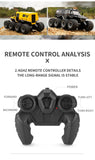 Vehículo anfibio todoterreno con control remoto JJRC Q137 8x8: camión de carreras todoterreno con tracción en las 8 ruedas