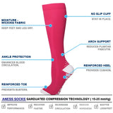 Graduated Compression Socks – Knee-High Support for Circulation, Anti-Fatigue & Sports Performance