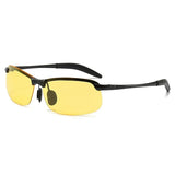 Men’s Polarized Photochromic Rectangle Sunglasses – Stylish UV Protection Eyewear