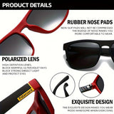 2PCS Polarized UV Protection Sunglasses – Ultimate Sun Shades for Summer!