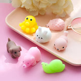 Juguetes blandos Mochi: pelota antiestrés con dibujos kawaii | Divertidos obsequios para fiestas para niños y adultos