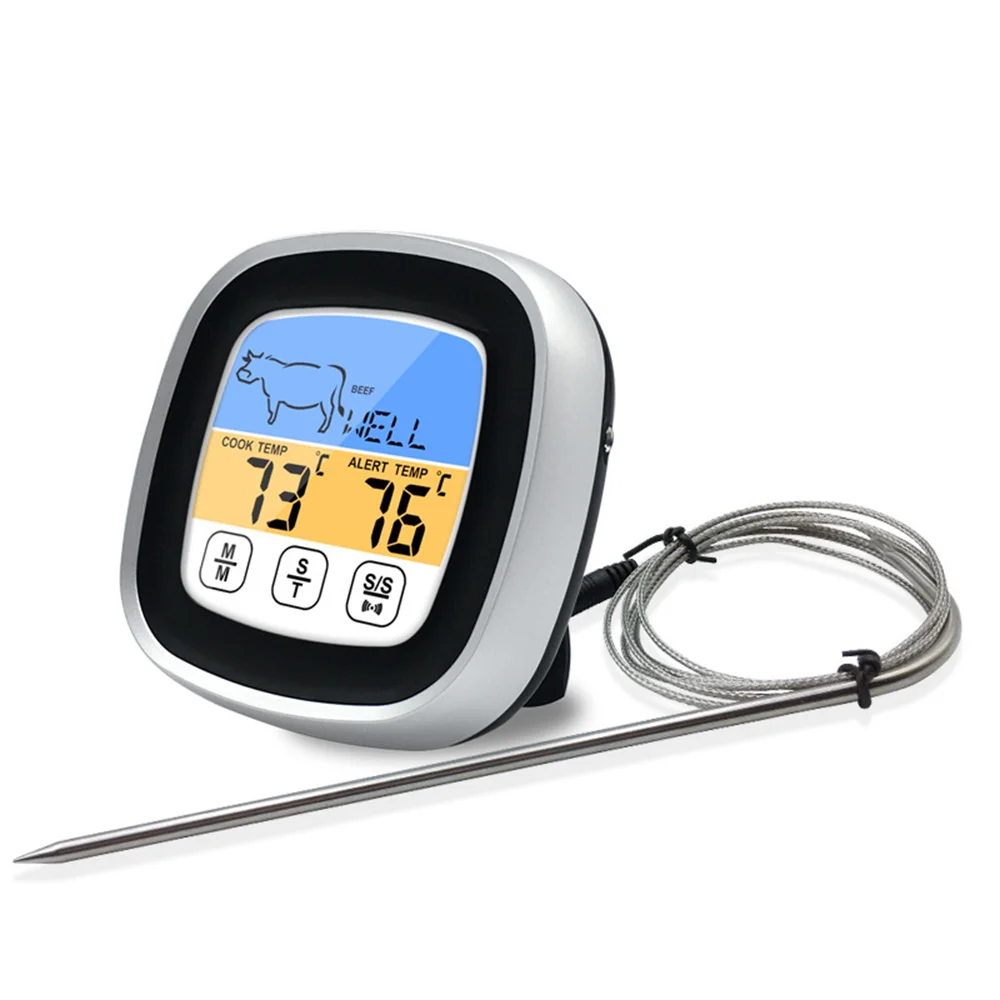 Multifunctional Digital Meat Thermometer with Waterproof Design – Accurate Temperature Readings for Cooking, Grilling, and More